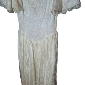 Gunne Sax by Jessica McClintock sy M Dress - Prairie Cottagecore Vtg 80s